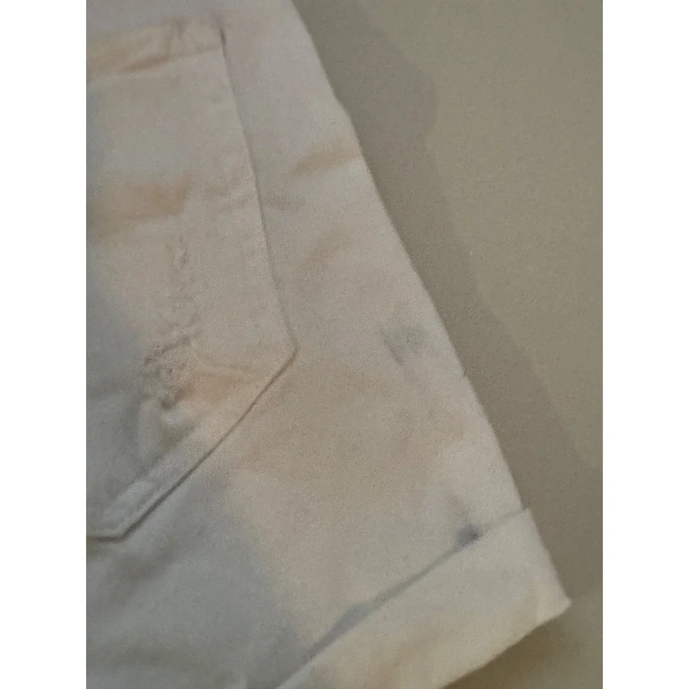 Women's Gap White Summer Cuffed Shorts Size 8 Cotton beach surf